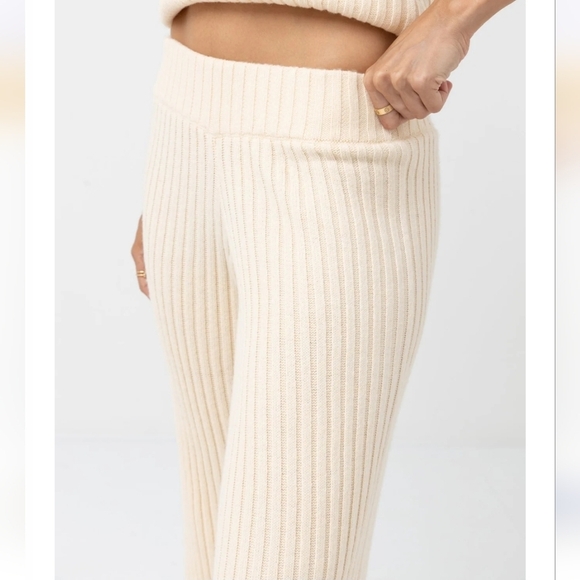 Rhythm Shell Beach Pants Oatmeal Size 8 - Picture 2 of 8